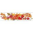 Ablakmatrica- ragasztó nélküli, sztatikus, 59 x 15 cm, őszi levelek és gyümölcsök