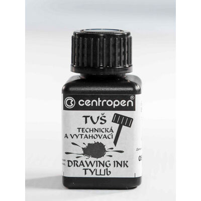 DRAWING INK - fekete műszaki tus 18 g