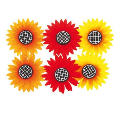 Filc napraforgó csipeszen 5 cm, 6 db