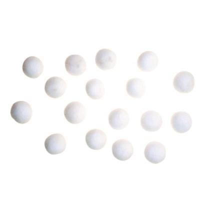 Pompom fehér 2,5 cm 18 db/csomag