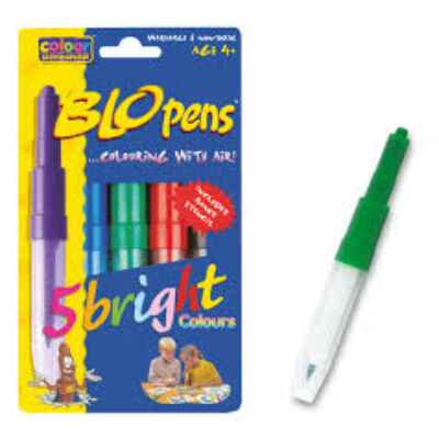 BLO Pens BRIGHT/5 fújós filctoll készlet papírra +1 sablon