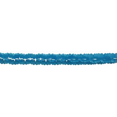 Girland, papír, 300x14cm kék