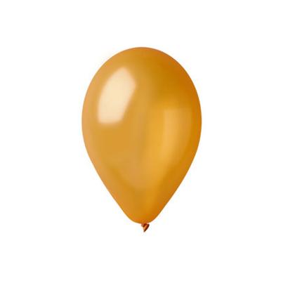 Gemar 26cm egyszínű lufi - metál arany,100 db