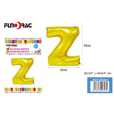 Fólia lufi 16" arany betű "Z" 1db