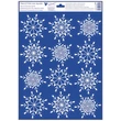 Kép 4/5 - Ablakmatrica 239 Hópelyhek (glitteres) 30*42cm