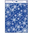 Kép 3/5 - Ablakmatrica 239 Hópelyhek (glitteres) 30*42cm