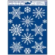 Kép 3/5 - Ablakmatrica 337 Hópelyhek (hóhatású glitteres) 20*30cm