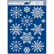 Kép 2/5 - Ablakmatrica 337 Hópelyhek (hóhatású glitteres) 20*30cm