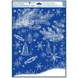 Kép 2/5 - Ablakmatrica 278 Karácsonyi motívumok (glitteres) 30*42cm