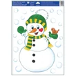 Kép 3/5 - Ablakmatrica 276 Hóember (glitteres) 35*50cm