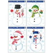 Kép 1/5 - Ablakmatrica 276 Hóember (glitteres) 35*50cm