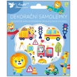 Kép 1/3 - Öntapadó matrica csillámos  Szállító eszközök 25 db , 13 x 15 cm
