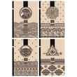 Kép 1/5 - FC-18242-45v Notesz vonalas 113*165mm 80lap Boho style jotter