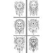 Kép 2/2 - FC-24000 Kifestő felnőtteknek A/4 Dreamcatcher (sárga)