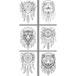 Kép 2/2 - FC-24002 Kifestő felnőtteknek A/4 Dreamcatcher (lila)