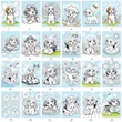 Kép 2/2 - FC-24226 Kifestő matricával 148*210mm 12lap spirál Little pirates