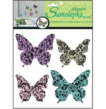 Falmatrica 20 x 20 cm, 3D pillangók