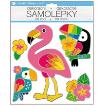 Falmatrica 25 x 31 cm 3D, csillámos flamingó