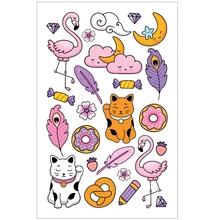 Tetováló matrica 8,5 x 13 cm