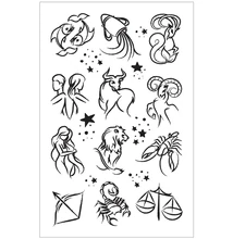 Tetováló matrica 8,5 x 13 cm