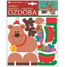 Összerakható papír dísz - 23x19 cm