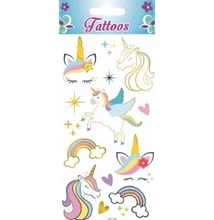 GG-153159 Tattoos Tetováló matrica - Unikornisok 9*17cm