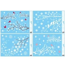 Ablakmatrica 227 Hópelyhes faágak (glitteres) 30*42cm Ablakmatrica 227 Hópelyhes faágak (glitteres) 30*42cm