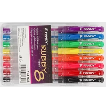 RUBBY/8 neon zseléstoll készlet