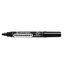 Alkoholos permanent marker fekete 5 mm 