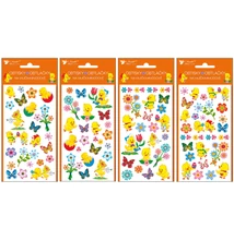 Húsvéti tojásdíszítő vizes matrica Csibék 19*9cm