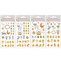 Húsvéti tojásdíszítő vizes matrica Színes minták 19*9cm