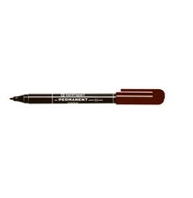 Alkoholos permanent marker barna, 1,0 mm 