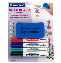 Whiteboard marker kerek hegyű 2,5mm 4+1db-os szett