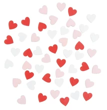 Fa szívecskék vegyes méret, 36 db