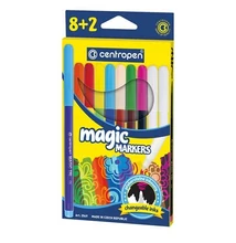 MAGIC  színváltós rostirón készlet 8 szín + 2 színváltó rostirón