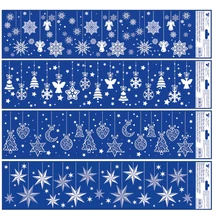 Ablakmatrica 266 Függő díszek (glitteres) 64*15cm