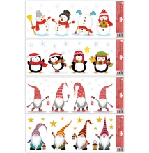 Ablakmatrica 262 Színes vidám motívumok (glitteres) 60*22,5cm