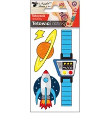 Tetováló  matrica, 10,5 x 6 cm  - űr