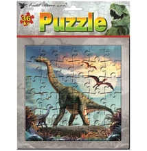 Puzzle, 20 x 20 cm, 36 db, BRACHUOSAURUS