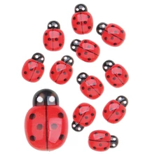 Öntapadós katicabogarak 2 cm, 12 db