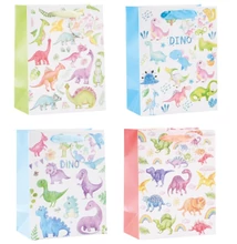 Papír ajándéktáska dínós motívum M 18 x 23 x 10 cm