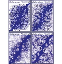Ablakmatrica 478 Fagyos hatású minták (glitteres) 30*42cm