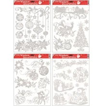 Ablakmatrica 305 Karácsonyi motívumok (glitteres) 30*42cm