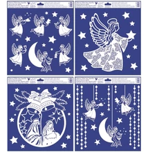 Ablakmatrica 264 Angyalkák (glitteres) 30*33,5cm