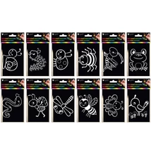 Kaparós kép 10,5 x 15,5 cm, bogarak, állatkák