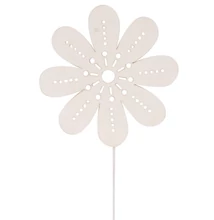 Fa virág dróton 8 cm, fehér