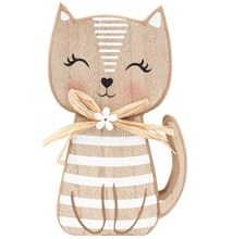 Fa álló cica 15 cm