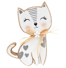 Fa álló cica 15 cm