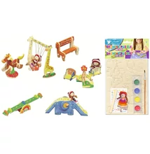 Fa puzzle - játszótér, 20 x 15 cm