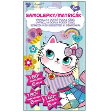 Festés és ragasztás számok szerint 14,5 x 25 cm, 6 ív, 180 öntapadó matrica Festés és ragasztás számok szerint 14,5 x 25 cm, 6 ív, 180 öntapadó matrica